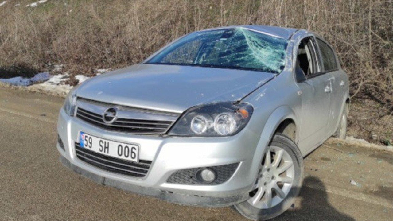 Malkara’da trafik kazası: 2 yaralı