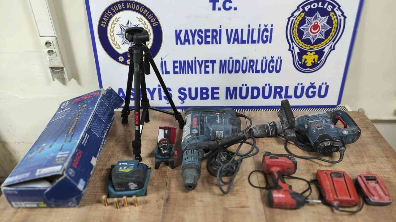 Kayseri’de 80 polis ile hırsızlık operasyonu: 8 gözaltı