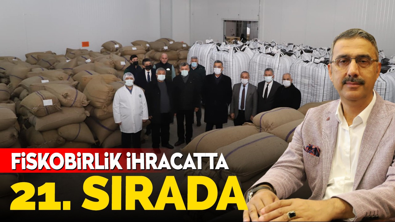 FİSKOBİRLİK İHRACATTA 21. SIRADA