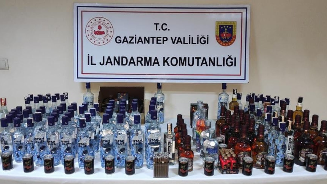 Gaziantep’te 135 litre sahte alkol ele geçirildi