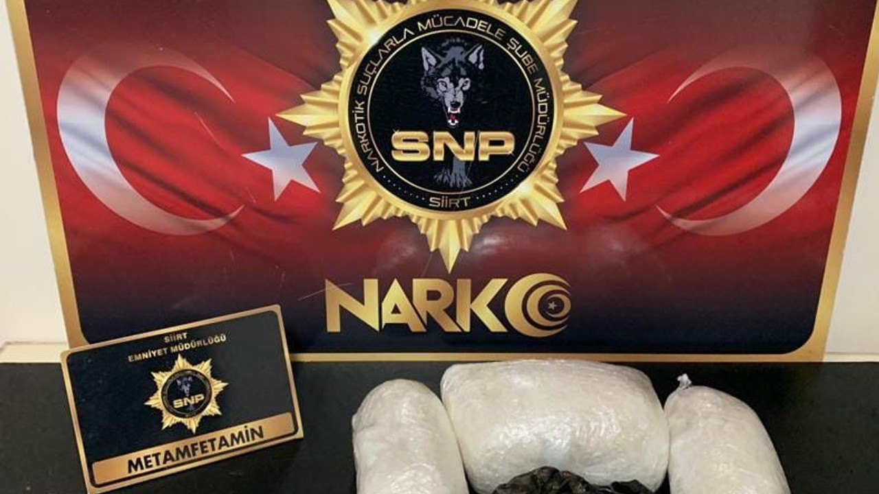 Siirt’te 2 kilo 316 gram uyuşturucu madde ele geçirildi