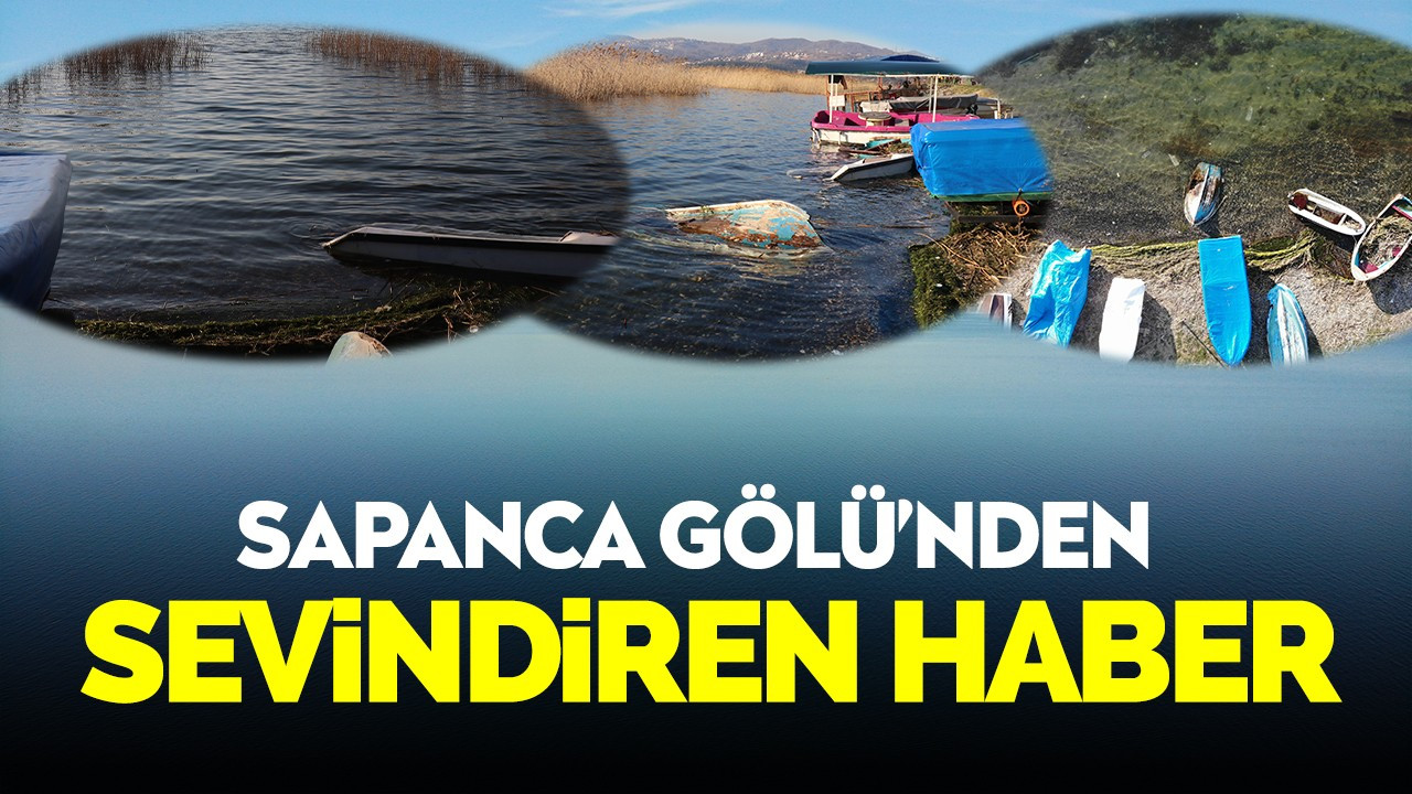 Sapanca Gölü’nden sevindiren haber