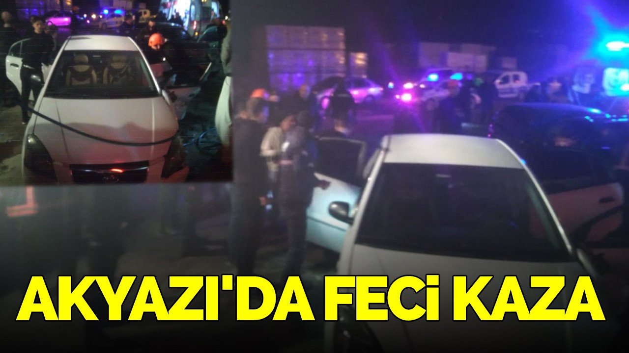 Akyazı'da feci kaza: 6 yaralı