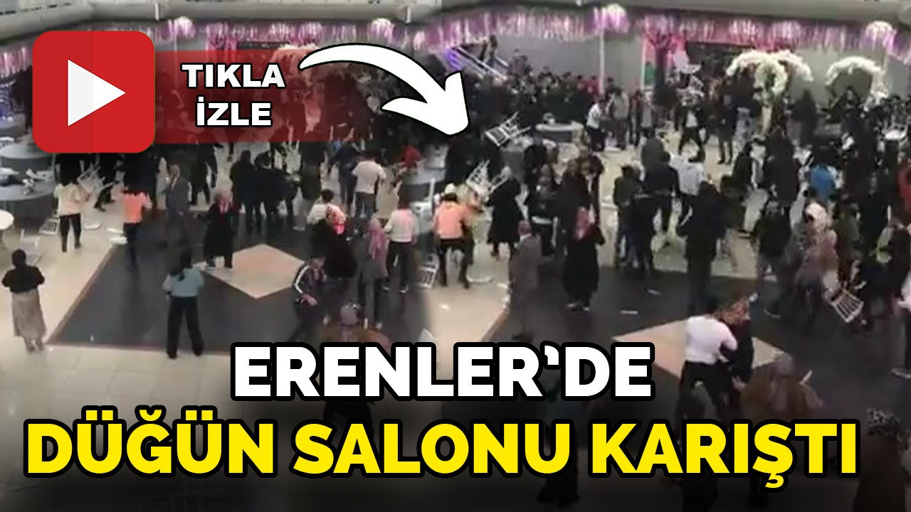 Erenler'de düğün salonu savaş alanına döndü