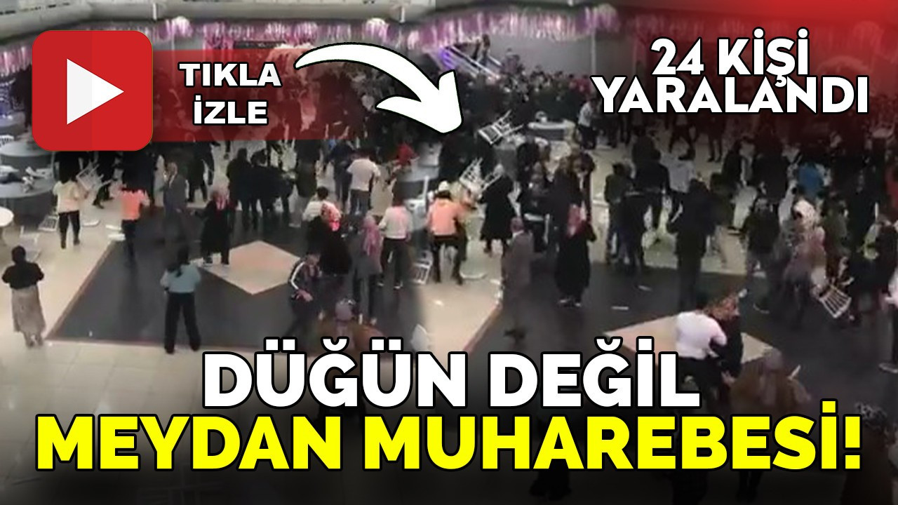 Erenler'de düğün salonunda çıkan kavgada 24 kişi yaralandı!