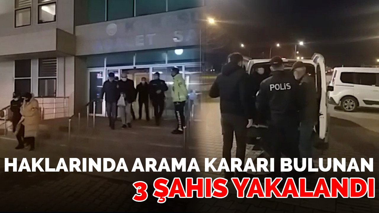 Haklarında çok sayıda aranma kararı vardı yakalandılar