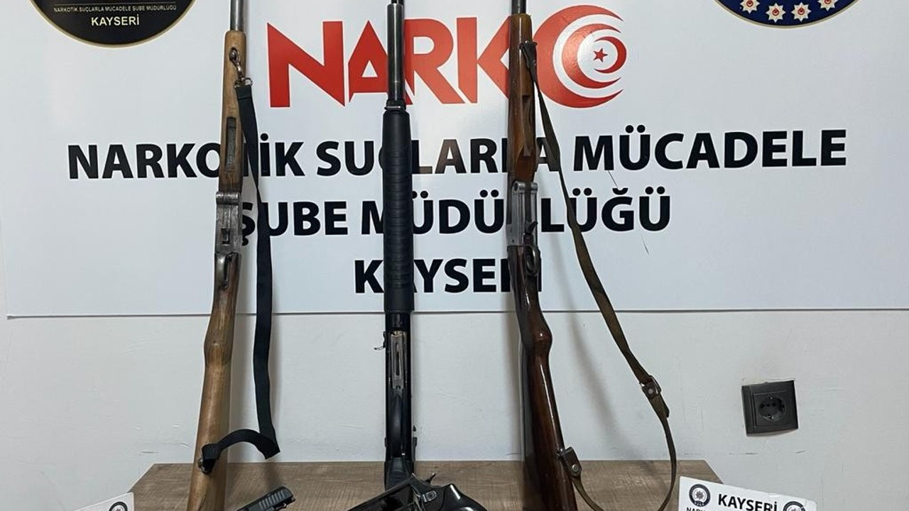 Kayseri’de 3 farklı uyuşturucu operasyonu: 5 gözaltı