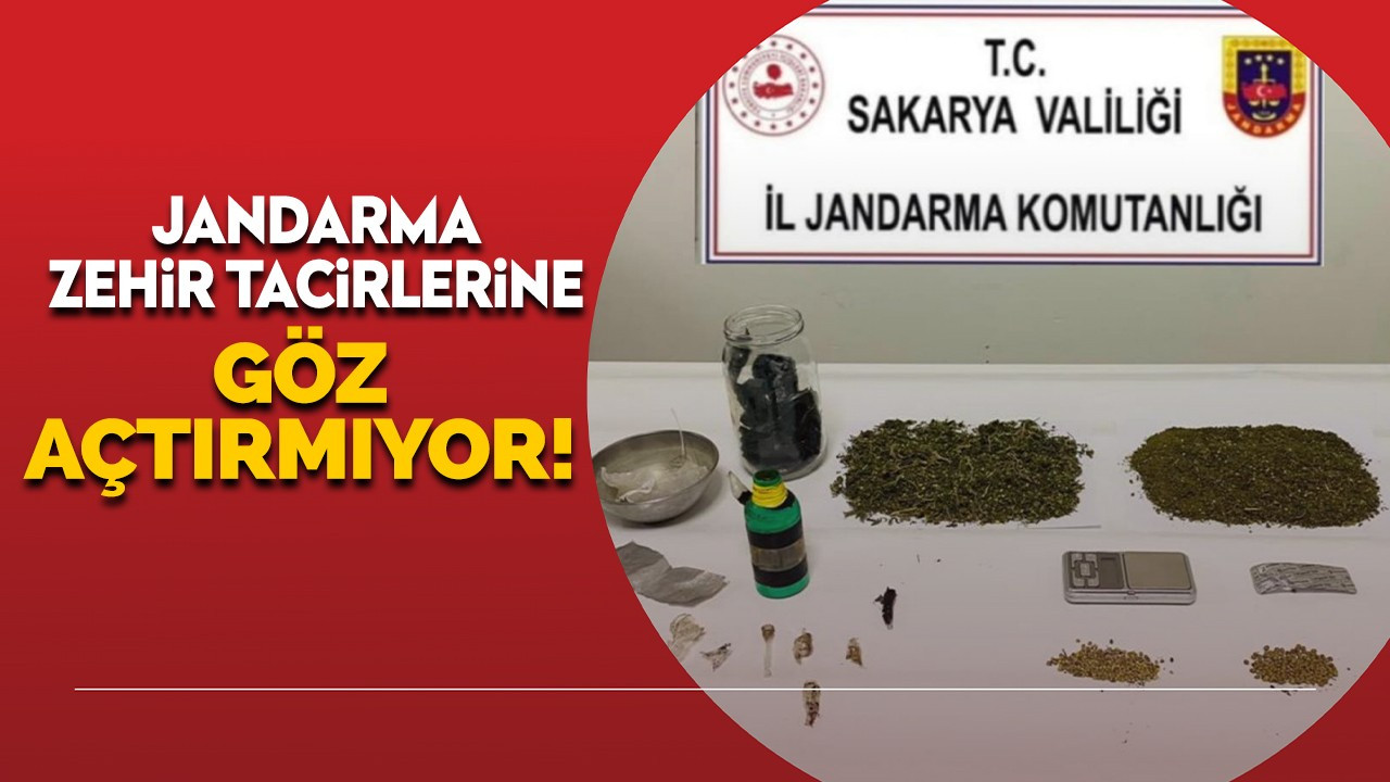 Jandarma zehir tacirlerine göz açtırmıyor