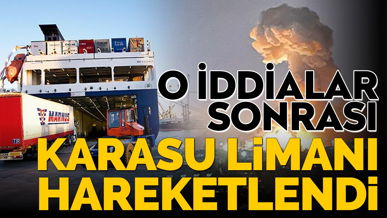 O iddialar sonrası Karasu limanı hareketlendi