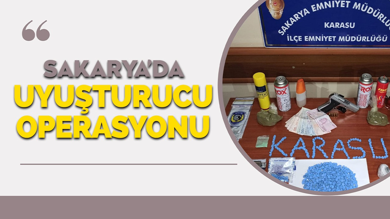 Sakarya’da uyuşturucu operasyonu: 2 tutuklama