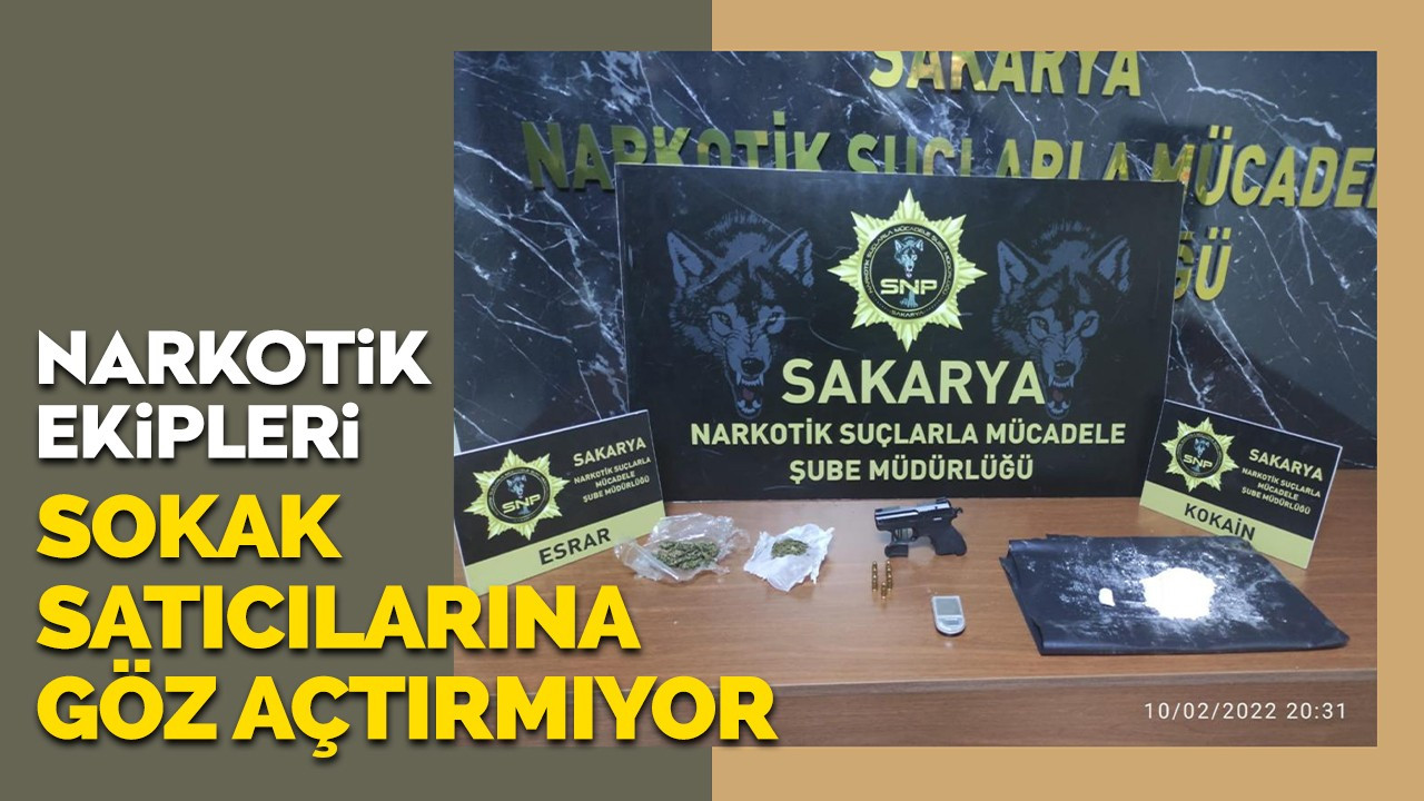 Narkotik suçlarla mücadele ekipleri sokak satıcılarına göz açtırmıyor