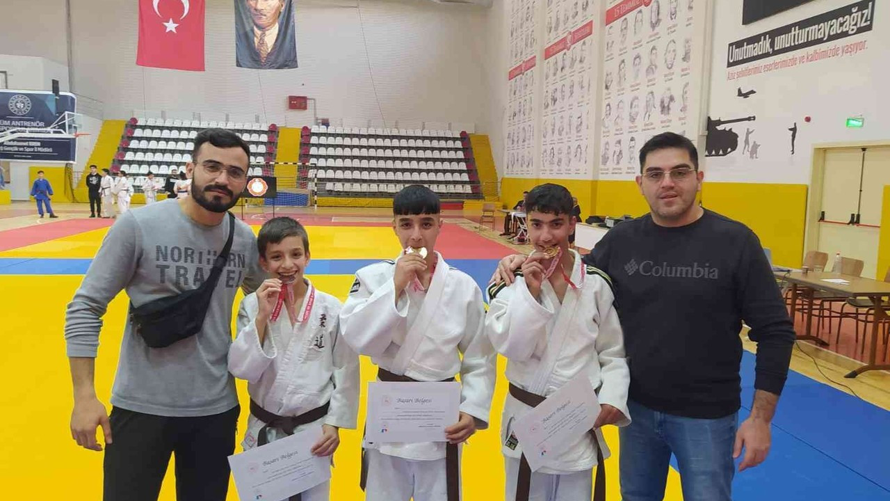 Diyarbakırlı judoculardan 2 altın 1 bronz madalya