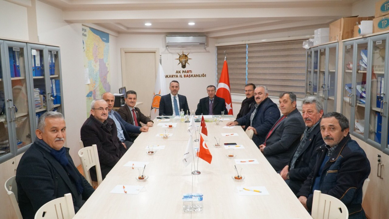 Başkan Tever, Kocaali Muhtarları ile toplantı yaptı