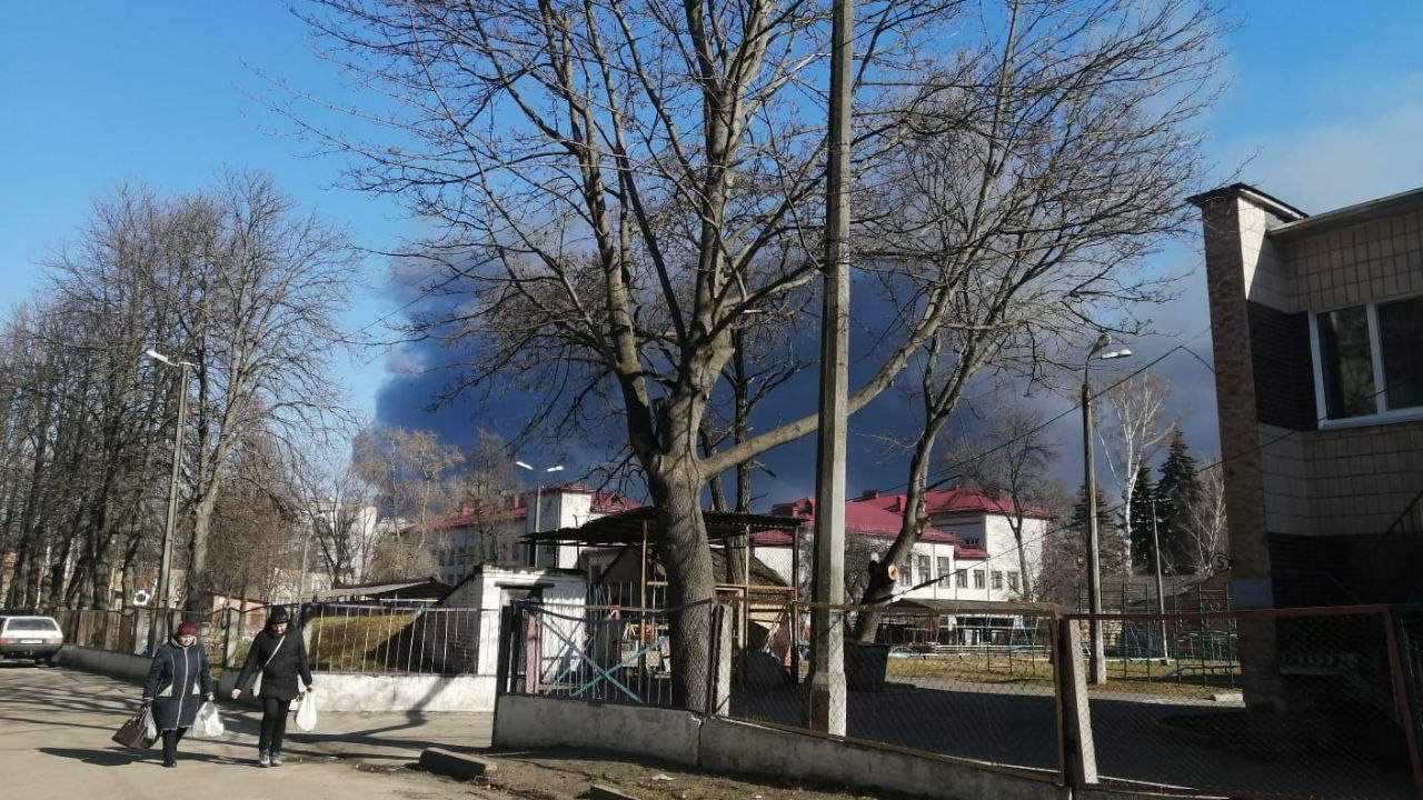 Ukrayna'nın Chernihiv kenti bombardıman altında