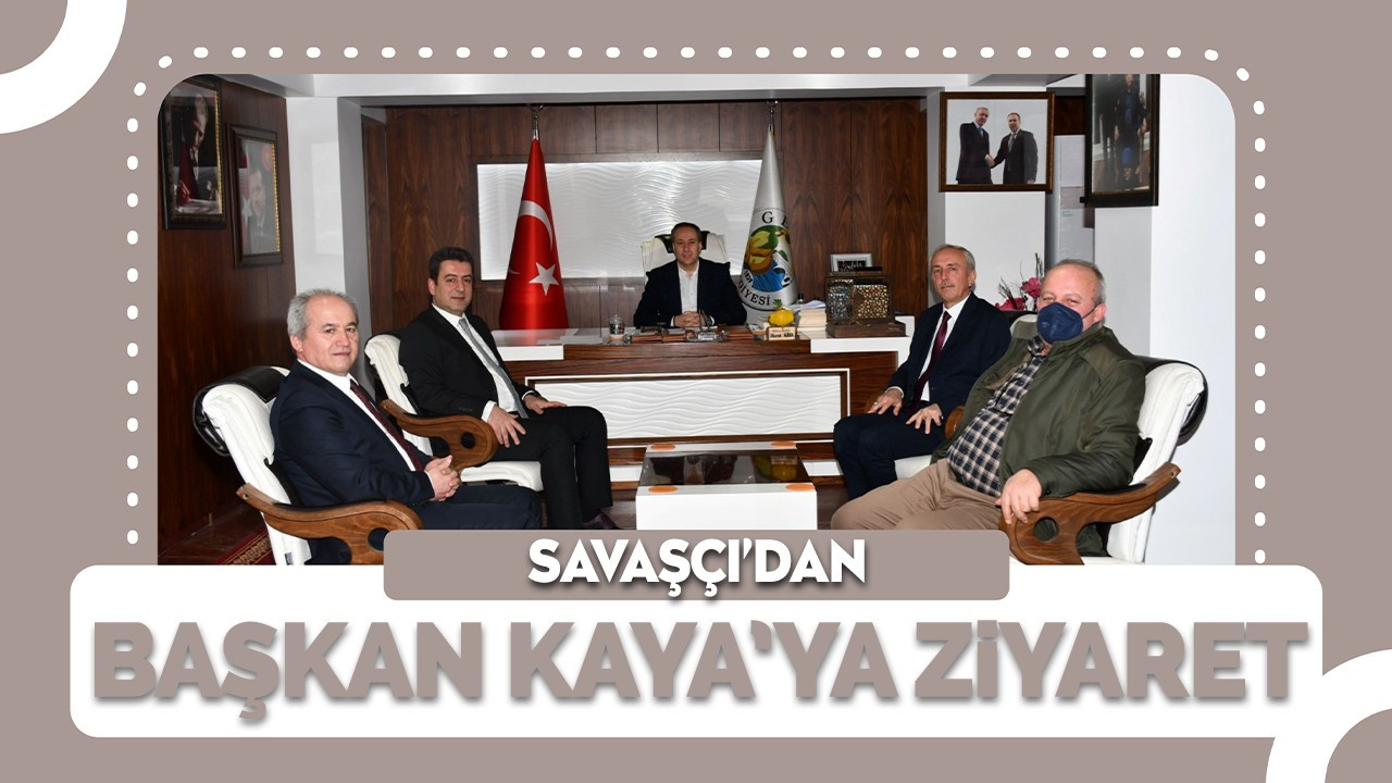 Savaşçı, Geyve Belediye Başkanı Murat Kaya’yı Ziyaret Etti