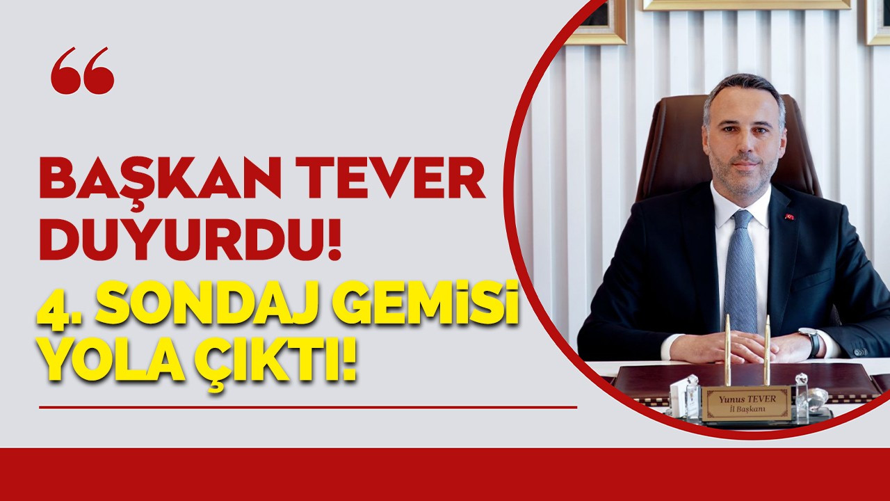 Başkan Tever duyurdu!