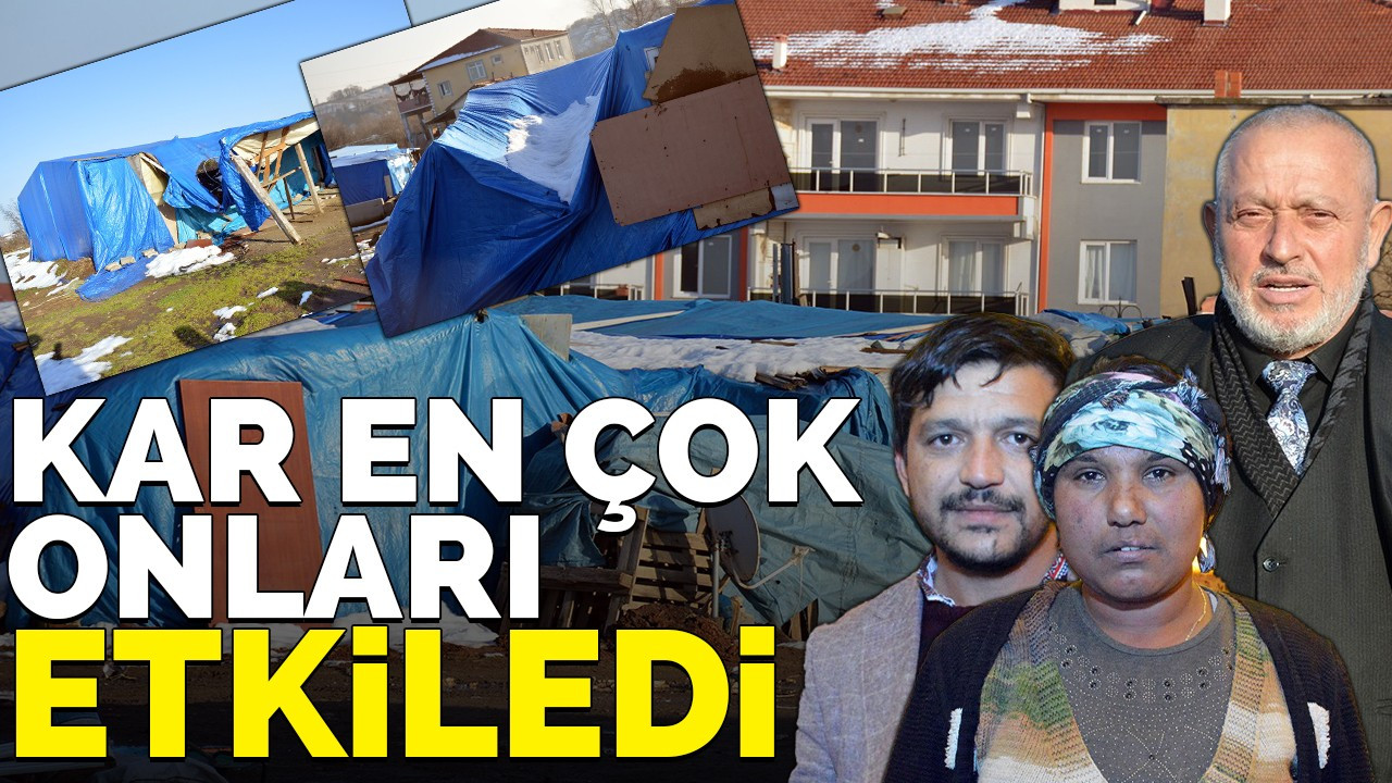 Kar en çok onları etkiledi