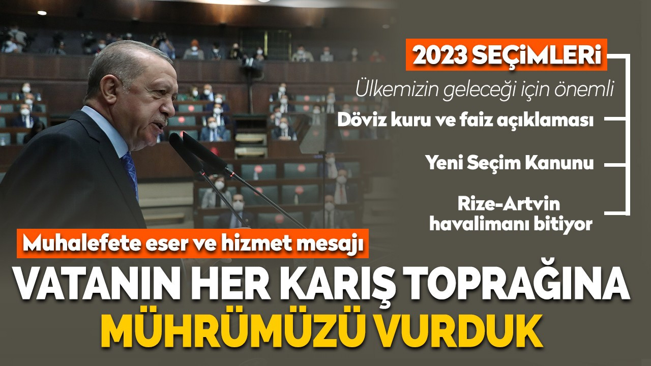 Cumhurbaşkanı Erdoğan'dan İl Başkanlarıyla Buluşma Toplantısı'nda önemli açıklamalar