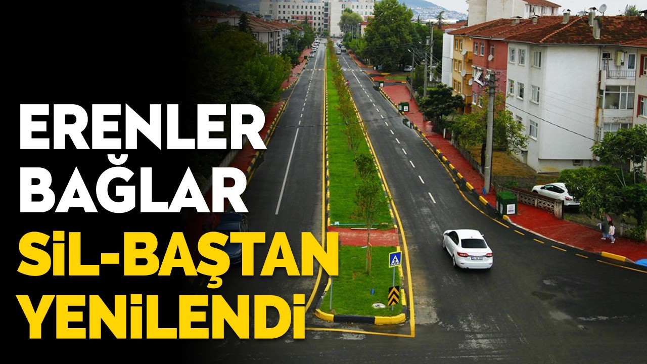 Erenler Bağlar sil-baştan yenilendi