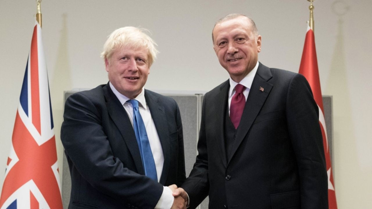 Cumhurbaşkanı Erdoğan, İngiltere Başbakanı Johnson ile bir araya geldi