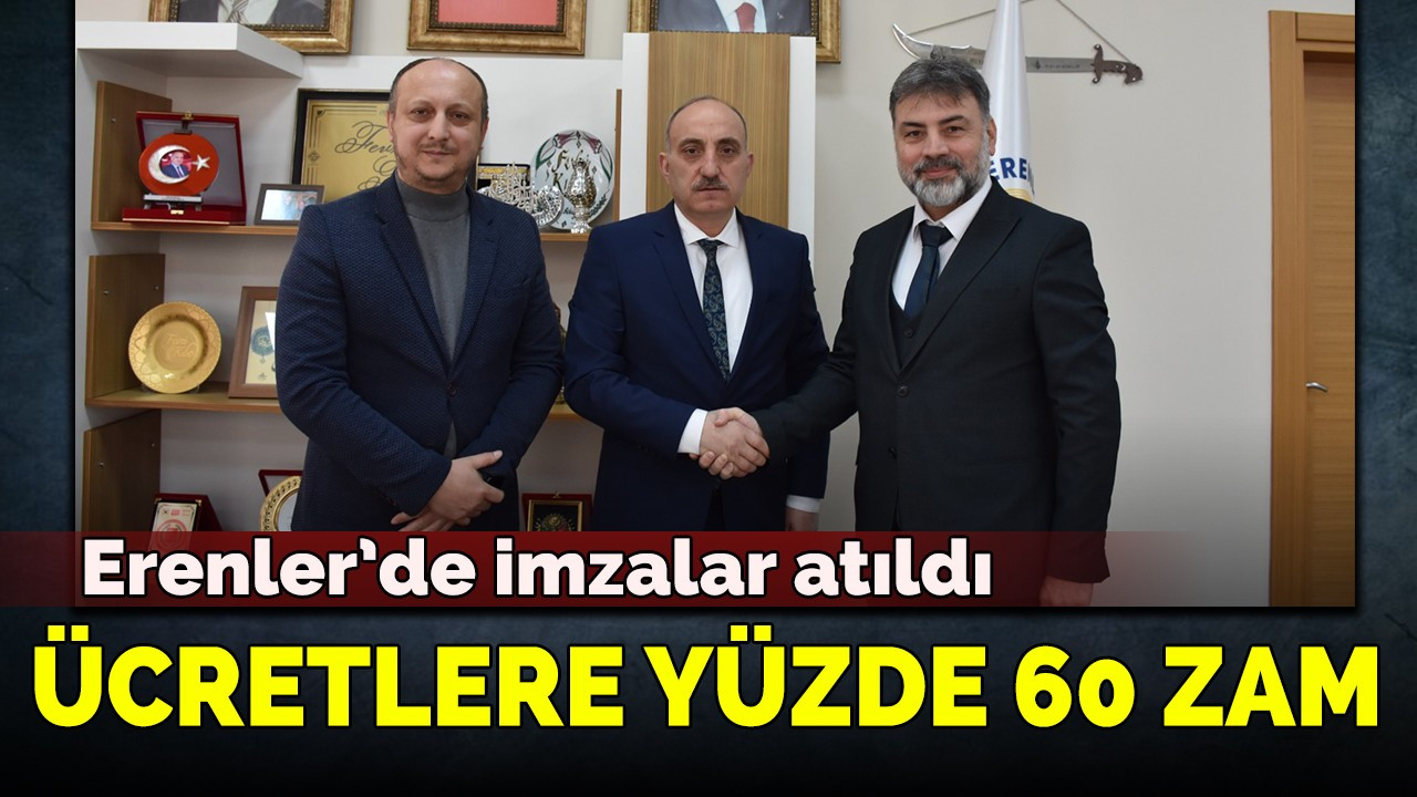 Erenler’de imzalar atıldı