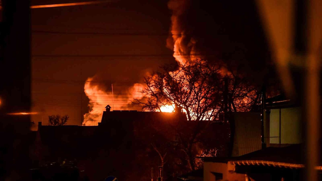 Lviv, saldırı sonrası görüntülendi