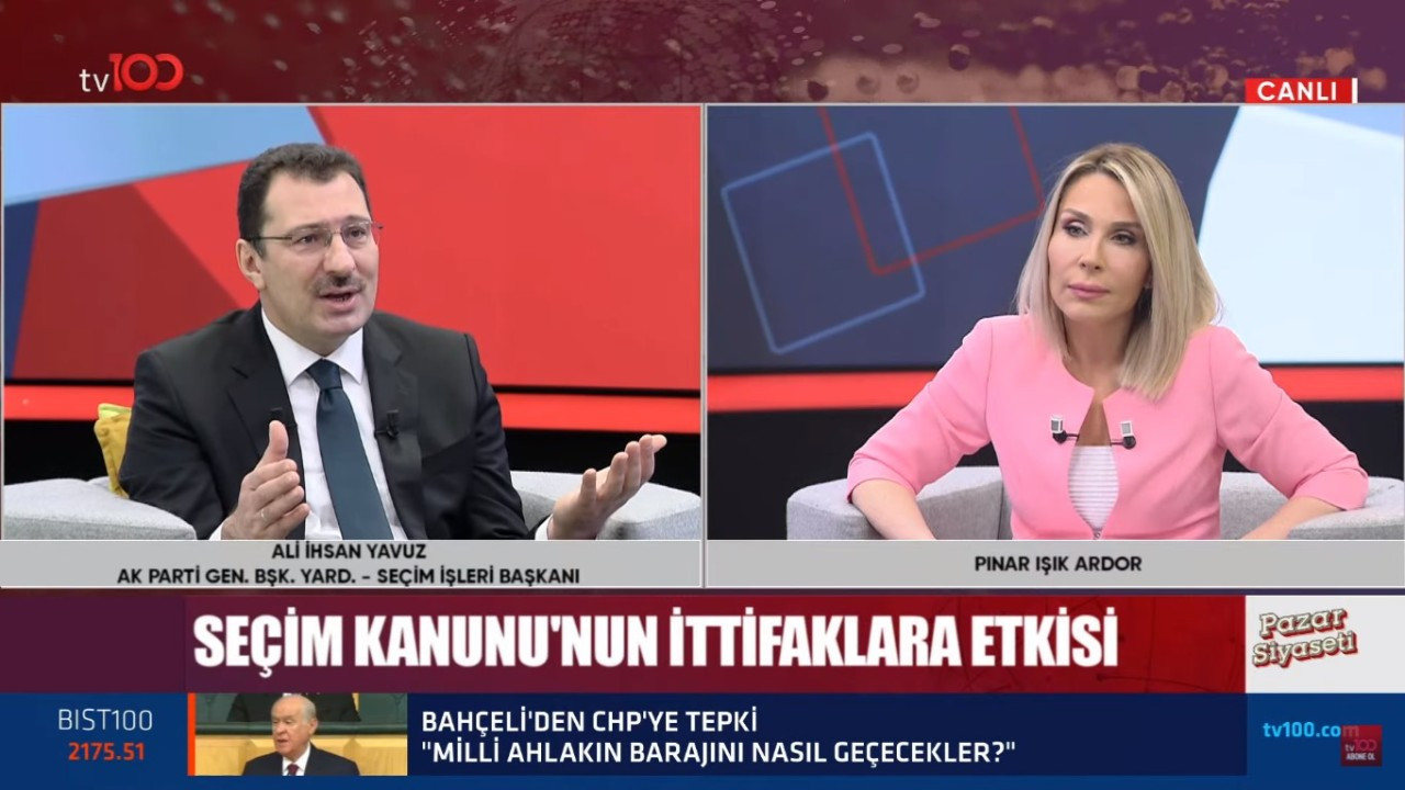 AK Parti Genel Başkan Yardımcısı Ali İhsan Yavuz'dan seçim kanunu açıklaması