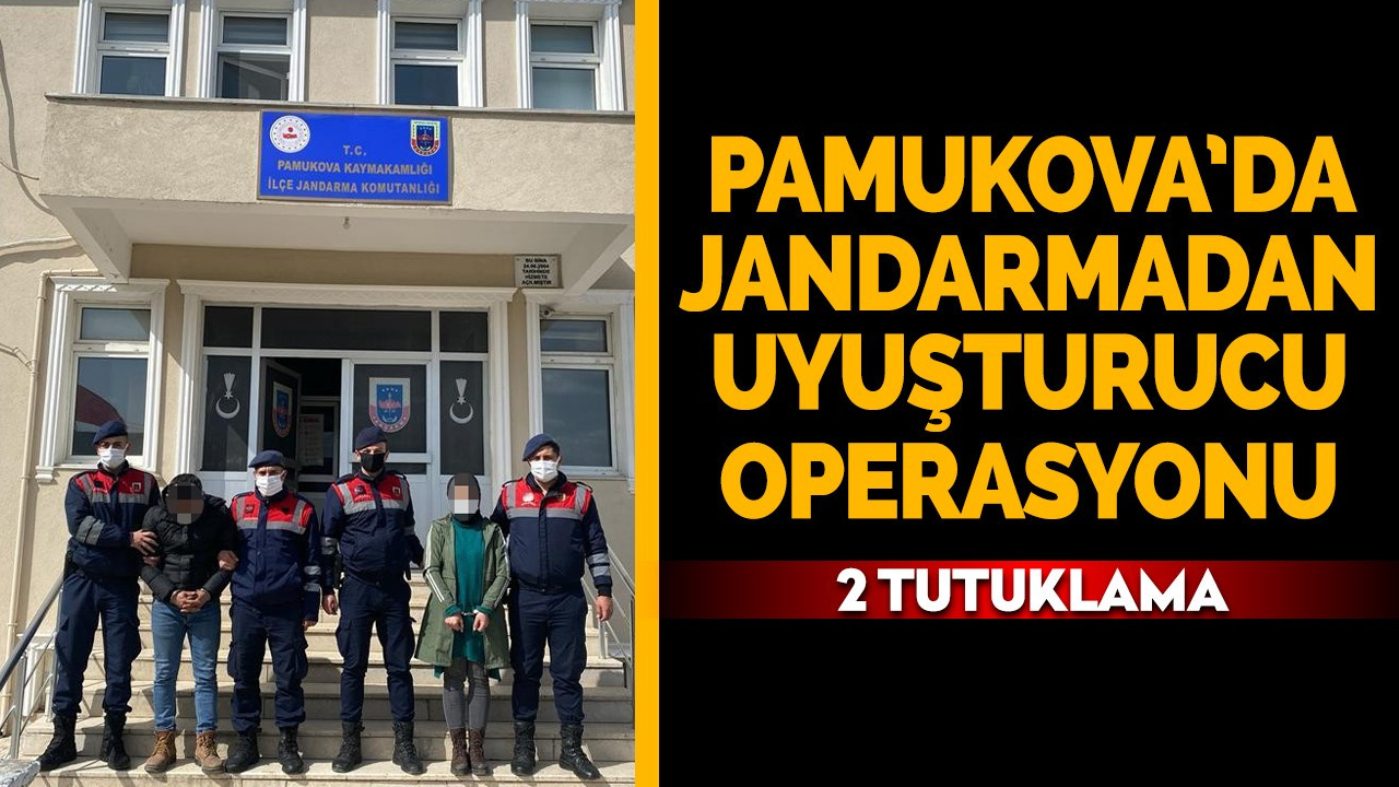 Pamukova’da Jandarmadan uyuşturucu operasyonu! 2 Tutuklama