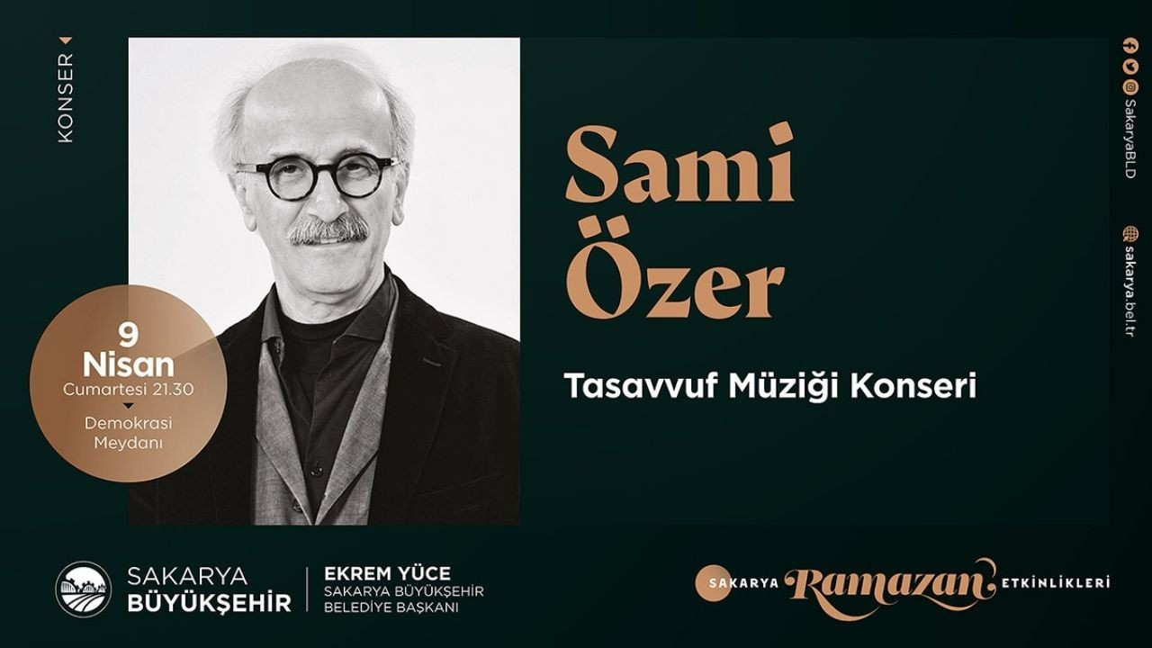 Büyükşehir Ramazan etkinlikleri Samir Özer konseri ile devam edecek