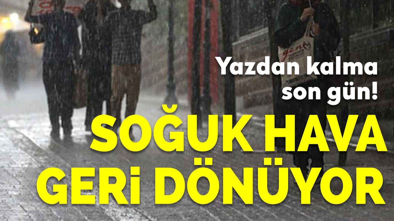 Soğuk Hava Geri Dönüyor