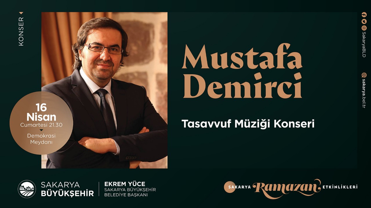 Ramazan etkinliklerine Mustafa Demirci konuk olacak