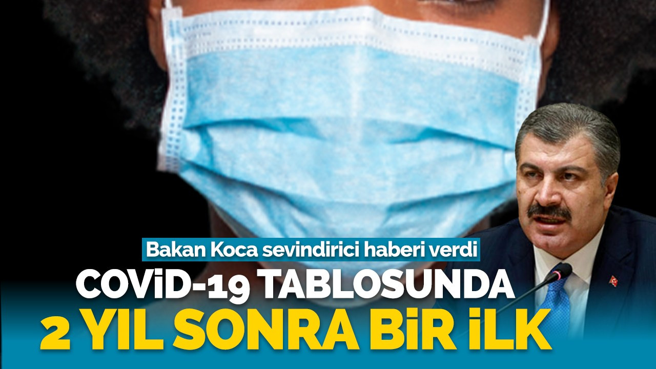 Covid-19 tablosunda 2 yıl sonra ilk!