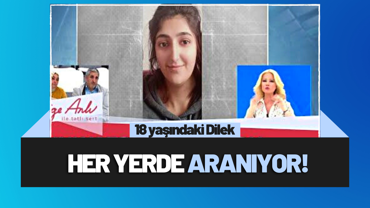 18 yaşındaki Dilek her yerde aranıyor