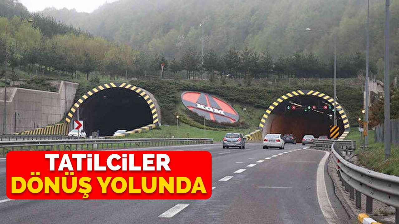 Tatilciler dönmeye başladı