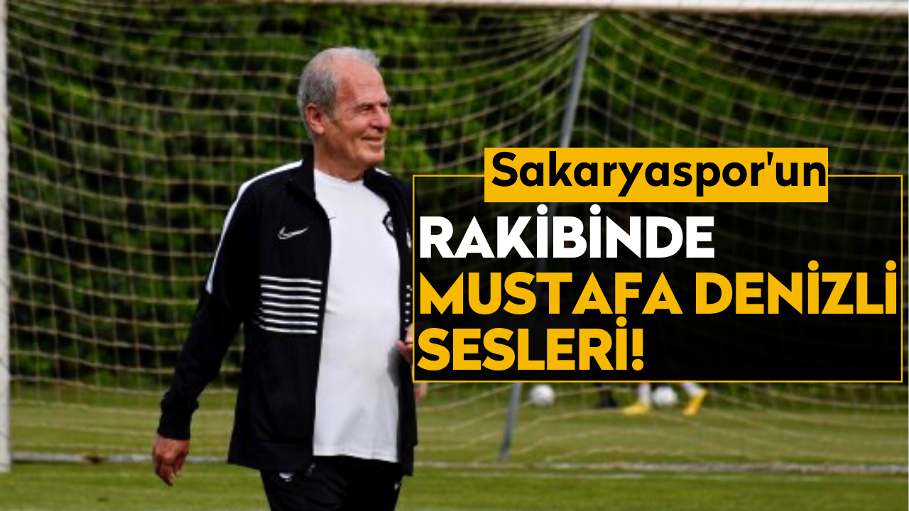 Sakaryaspor'un rakibinde Mustafa Denizli sesleri!