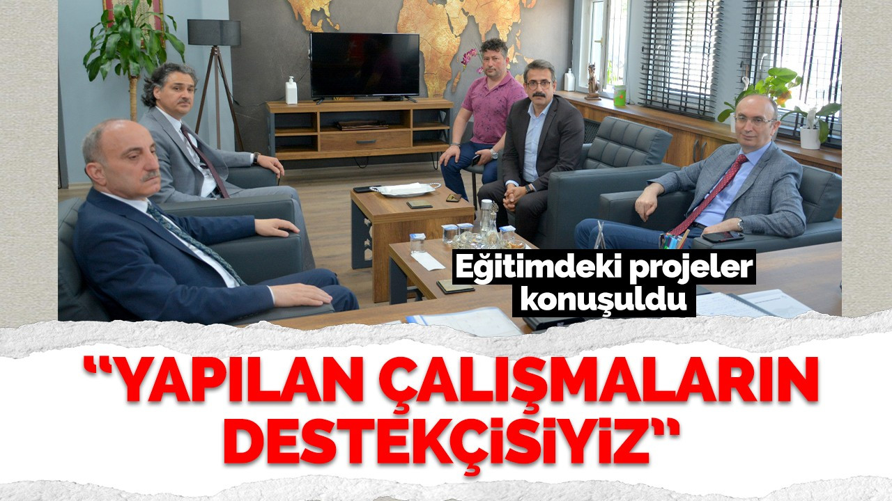 Eğitimde yapılan projeler konuşuldu