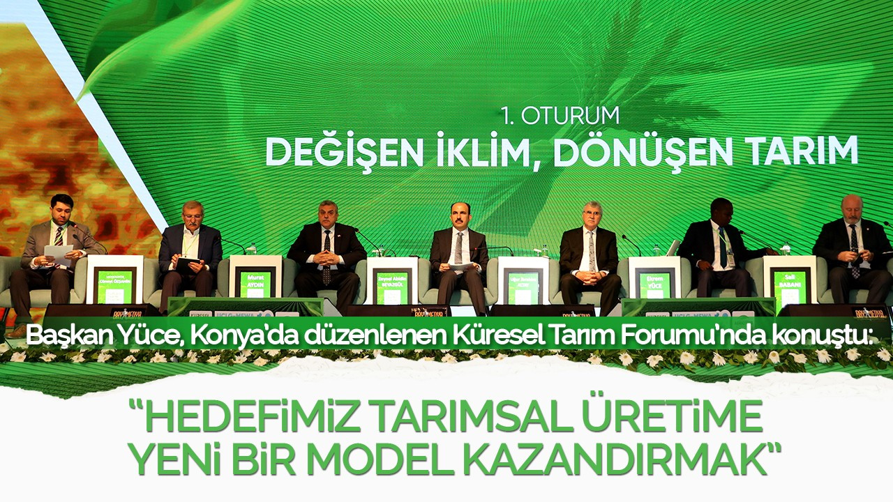 “Hedefimiz tarımsal üretime yeni bir model kazandırmak”