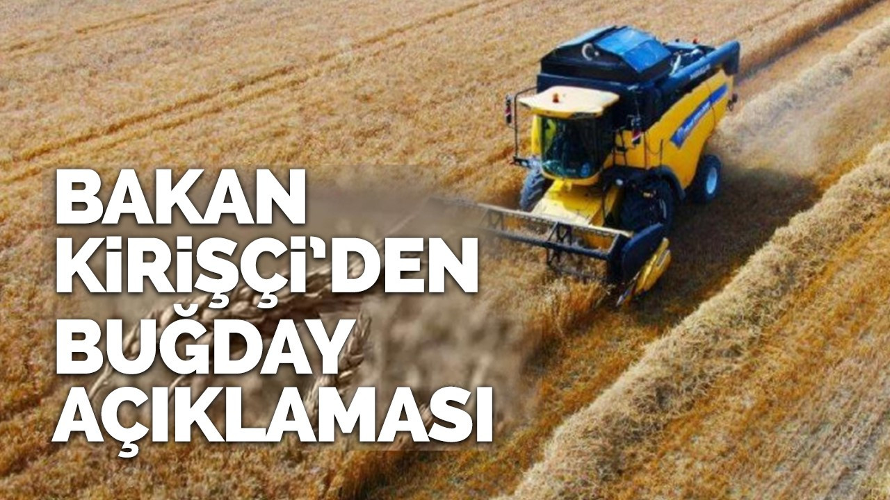 Tarım ve Orman Bakanı Vahit Kirişci'den buğday açıklaması