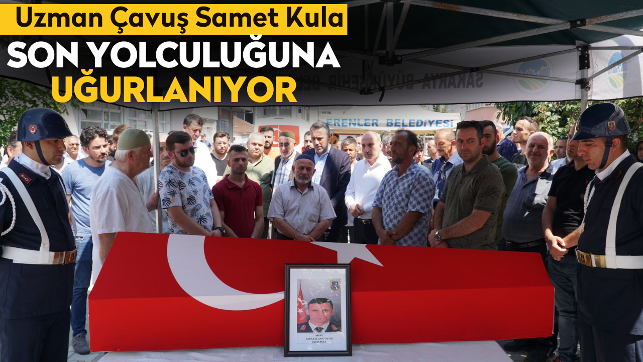 Uzman Çavuş Samet Kula son yolculuğuna uğurlanıyor