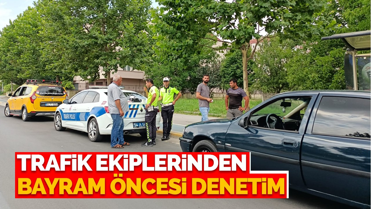 Trafik ekiplerinden bayram öncesi denetim