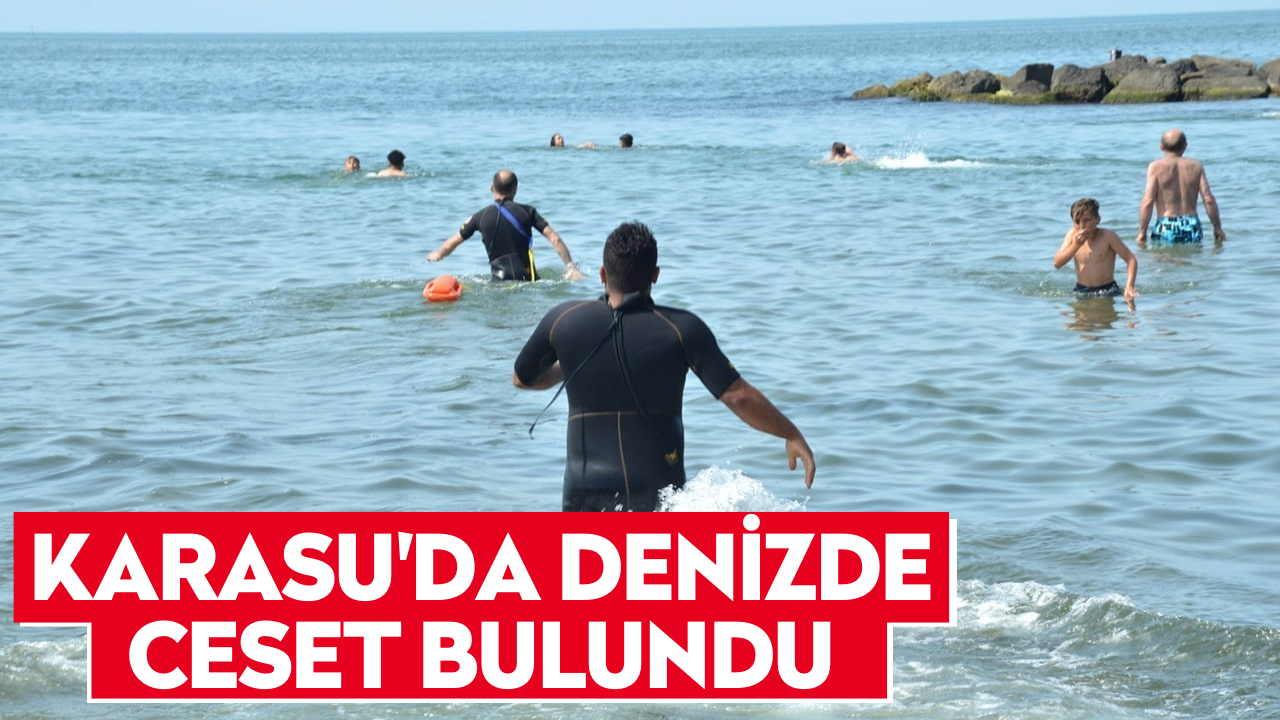 Karasu'da denizde ceset bulundu
