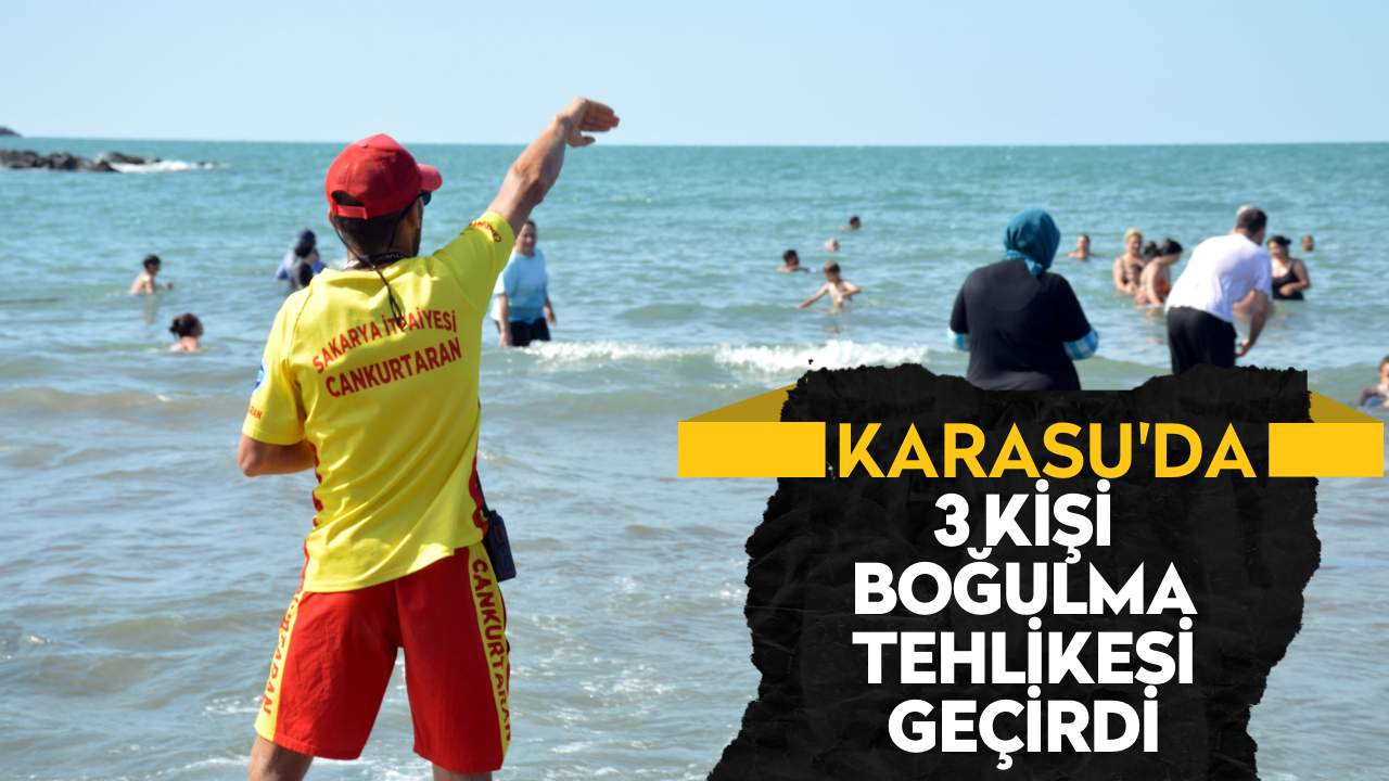 Denize girmenin yasak olduğu günde 3 kişi boğulma tehlikesi geçirdi