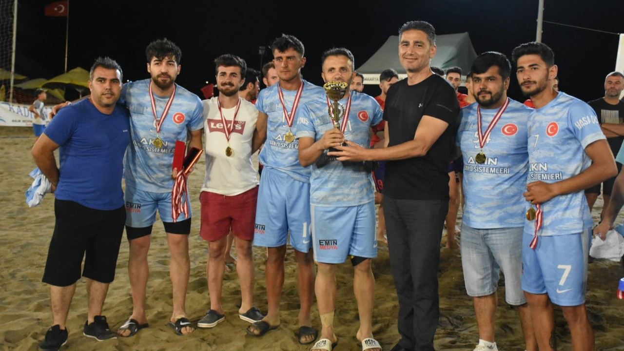 Plaj Futbolunda Kupa Namazgahspor’un