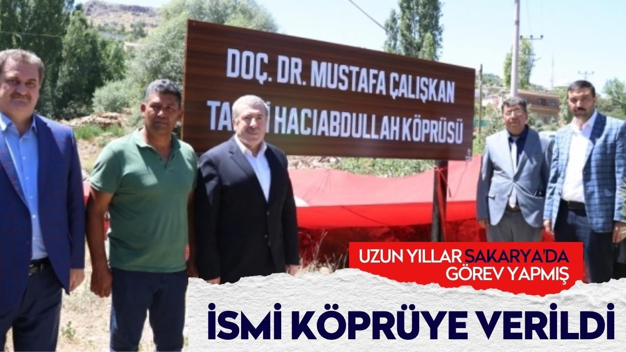 Sakarya'da görev yapmış EGM Yardımcısı Çalışkan'ın ismi yaşatılıyor