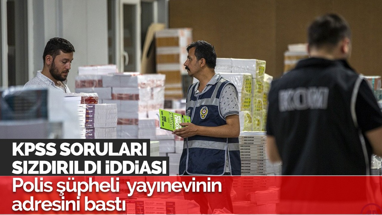 KPSS iddialarıyla ilgili Yediiklim Yayınevi'ne operasyon