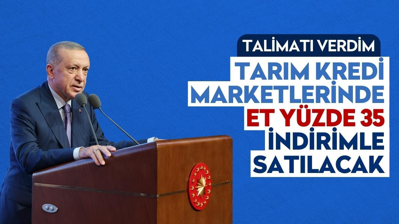 Cumhurbaşkanı Erdoğan'dan gıda fiyatlarında indirim müjdesi