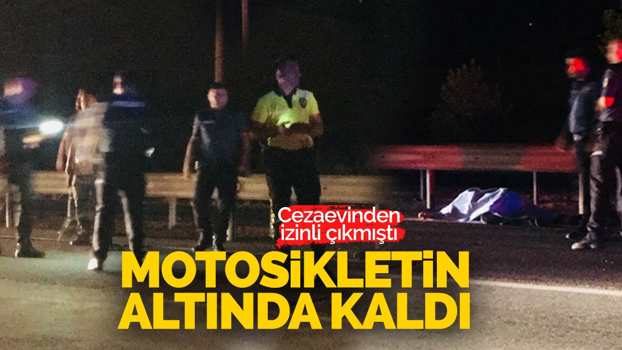 Kontrolden çıkan motosiklet devrildi, sürücü hayatını kaybetti