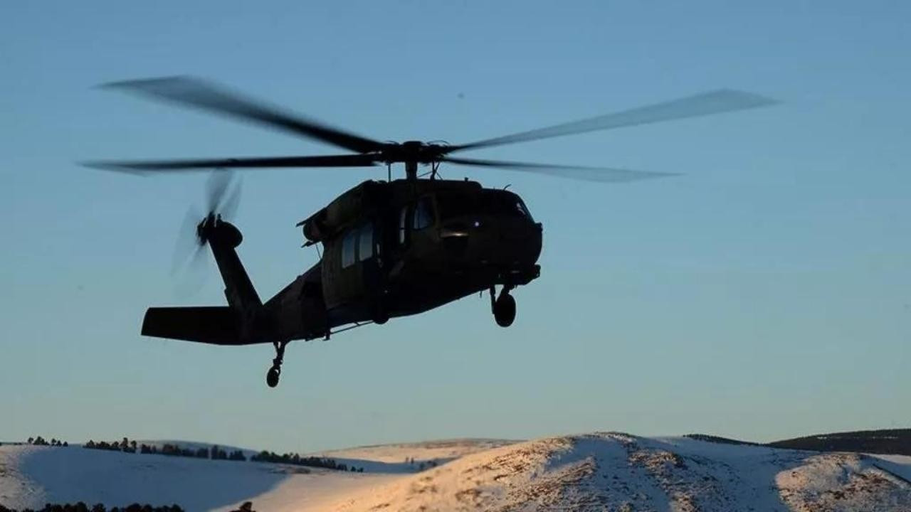 Pençe-Kilit Harekât bölgesinde Skorsky helikopter kaza kırıma uğradı