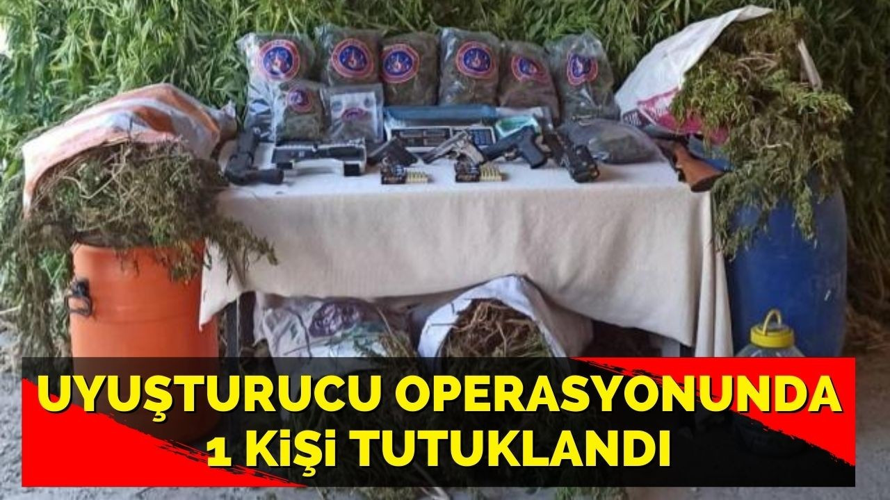 Uyuşturucu operasyonunda 1 kişi tutuklandı