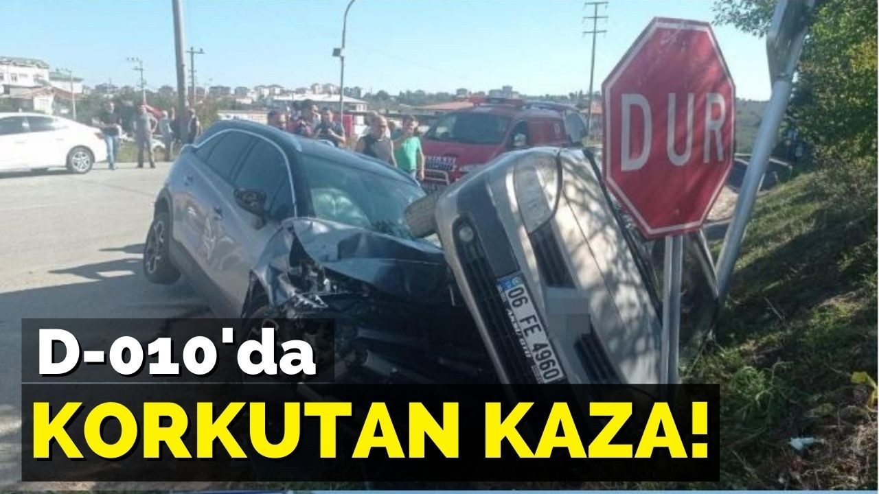 D-010'da korkutan kaza